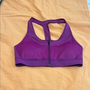 Like new- Brooks Purple Racerback Sports Bra